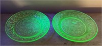 Uranium Glass Plates