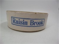 Raisin Brook Advertising Stoneware