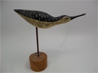Hand Carved Wooden Shore Bird