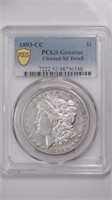 1893-CC Morgan Silver $ PCGS XF Detail