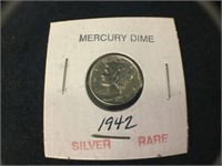 RARE 1942 Mercury Dime