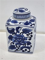 Blue and White China Ginger Jar