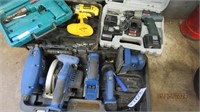 Assortment of Tools-Drills, Jig Saw