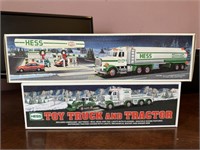 Hess Toy Tanker Truck, Hess Toy Truck and Tractor