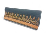 Vintage Beaded & Embroidered India Clutch