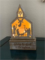 Light up Nativity Scene