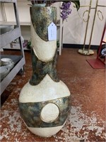 Italian Design Ceramic FLoor Vase, 32'h