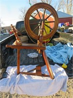 Vintage Pedal Powered Spinning Wheel