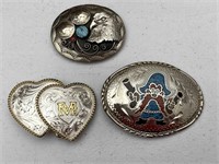 3pc Belt Buckles