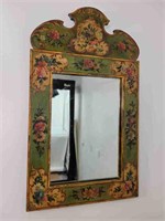 Italian Queen Anne Style Painted Mirror