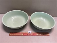 TWO G.P.L MELMAC BOWLS