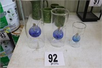Set Of 3 Oil Lanterns (12", 9", 6") (Bldg 3)