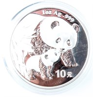 Coin 2004 Chinese Panda .999 Fine Silver