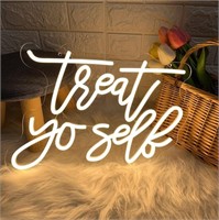 Neon Sign Treat Yourself