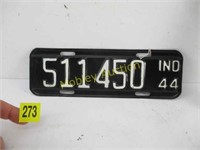 INDIANA LINCESE PLATE