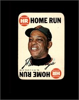 1968 Topps Game #8 Willie Mays VG-EX to EX+