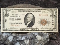 1929 First Nat'l Bank Fort Smith Ark $10 Note