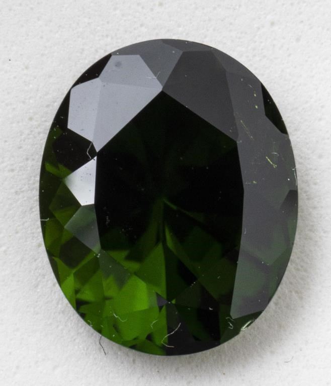 4 Ct. Loose Oval Green Chrome Diopside