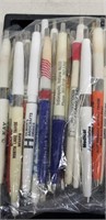 OVER 100 VINTAGE ADVERTISING PENS