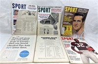 Lot Of 6 Vintage Sports Magazines