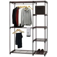 Freestanding Clothes Organizer Closet  Bronze