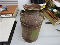 Rusty w/holes Milk can. Very Cool Patina.