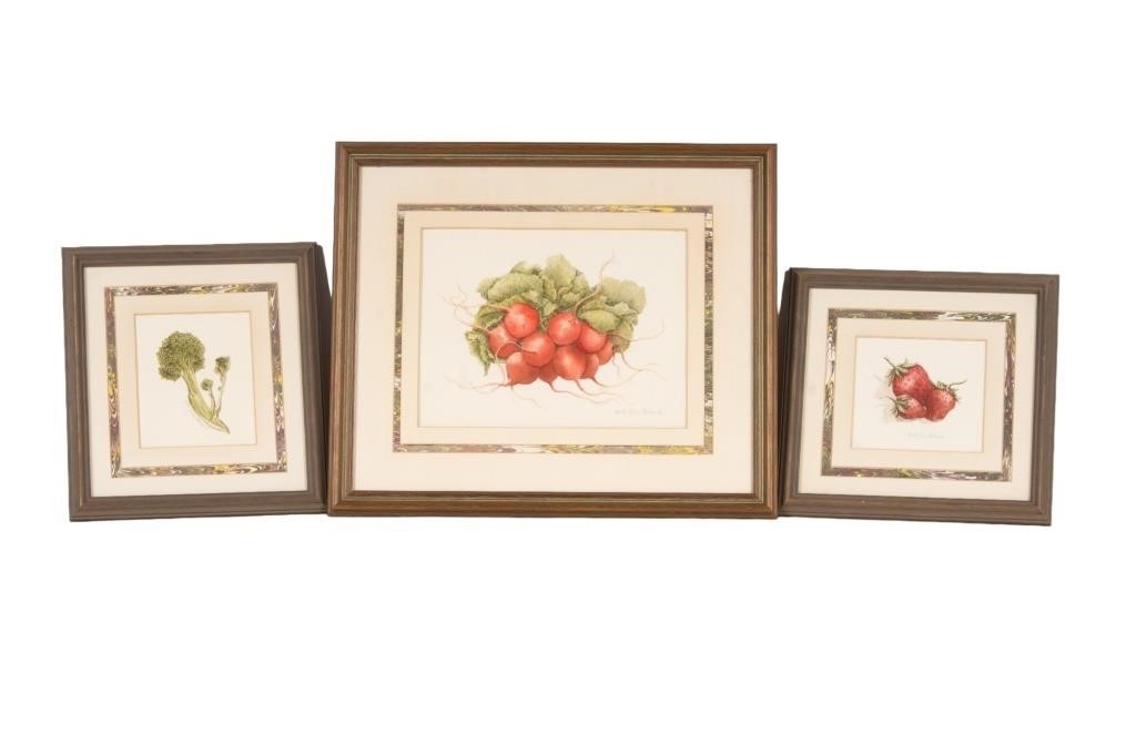 Fruit & Vegetable Watercolors (3)