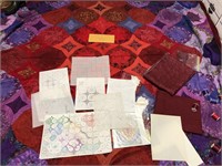 "Tiffany Red" Quilt Top and more