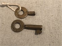 H&ST Rail Road Keys (some damage)