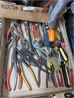 pliers and screwdrivers