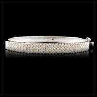 14K Gold 2.26ctw Diamond Bangle