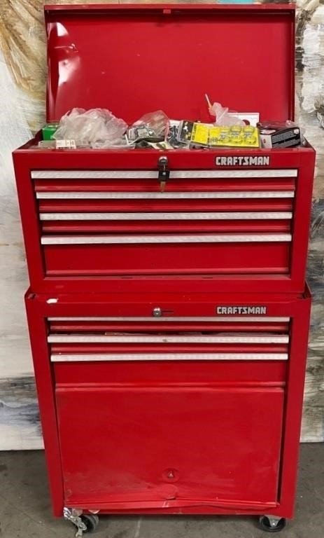 11 - CRAFTSMAN ROLLING TOOL CHEST W/ CONTENTS