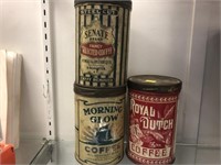Mazon & Lucky Cup Coffee Tins