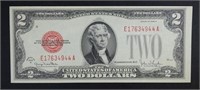 1928 G $2 RED SEAL  GEM CU