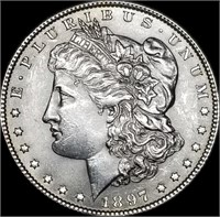 1897-P US Morgan Silver Dollar BU from Set