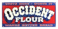 Original Occident Flour Advertising Sign
