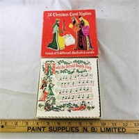 Vintage Box Of Christmas Carols Napkins (Unused)