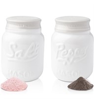 ($29) Comfify Vintage Mason Jar Salt & Pepper