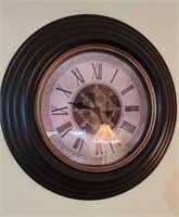 Round wall clock approx 30 inches diameter