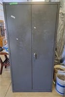 Metal cabinet with doors (72"H 20"D 36"W)