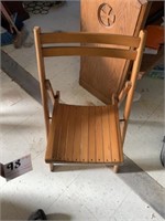 Wooden Fold Out Chair