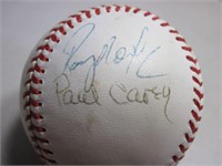 Signed Baseball - Ernie Harwell, Sparky Anderson +