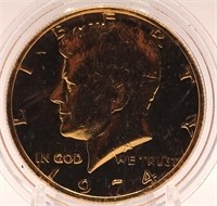 1974 Gold Plated Kennedy Half Dollar