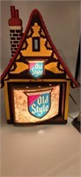 Rotating Old Style sign works 14x19"