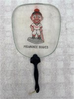 1940s-50s Milwaukee BRAVES Hand Fan
