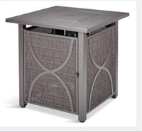 FOR LIVING  BLUEBAY GAS FIRE TABLE, 25 X 25 X