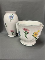 Tiffany & Co. Porcelain Vase with Planter