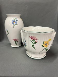 Tiffany & Co. Porcelain Vase with Planter