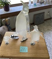 Three Glass Penguins