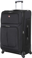 SwissGear Sion Roller Luggage  Black  29-Inch